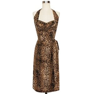 Trashy Diva - Lena Sarong Dress in Leopard